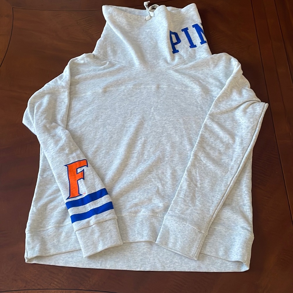 Victoria’s Secret PINK Terry Cloth Cowl Neck Sweatshirt